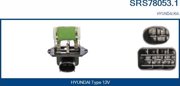 Sando SRS78053.1 - Resistore addizionale, Elettromotore-Ventola radiatore www.autoricambi360.it