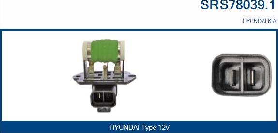 Sando SRS78039.1 - Resistore addizionale, Elettromotore-Ventola radiatore www.autoricambi360.it