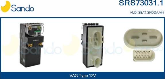 Sando SRS73031.1 - Centralina, Climatizzatore www.autoricambi360.it