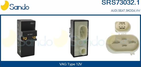 Sando SRS73032.1 - Centralina, Climatizzatore www.autoricambi360.it