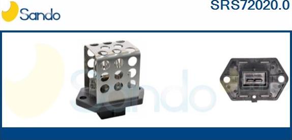 Sando SRS72020.0 - Resistore addizionale, Elettromotore-Ventola radiatore www.autoricambi360.it