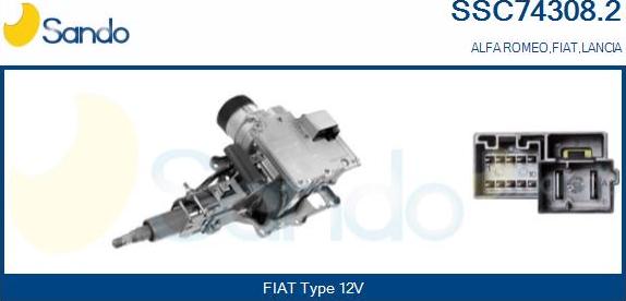 Sando SSC74308.2 - Piantone sterzo www.autoricambi360.it