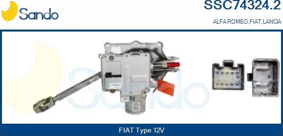 Sando SSC74324.2 - Piantone sterzo www.autoricambi360.it