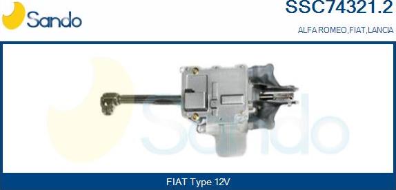 Sando SSC74321.2 - Piantone sterzo www.autoricambi360.it