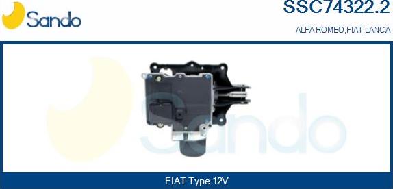 Sando SSC74322.2 - Piantone sterzo www.autoricambi360.it