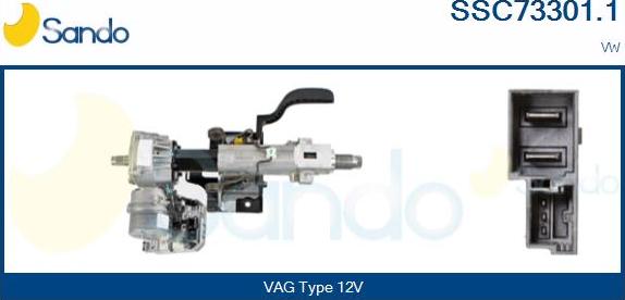 Sando SSC73301.1 - Piantone sterzo www.autoricambi360.it