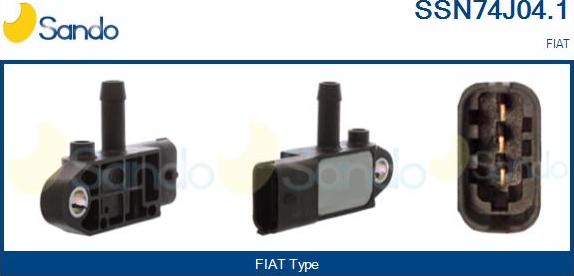 Sando SSN74J04.1 - Sensore, Pressione gas scarico www.autoricambi360.it