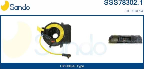 Sando SSS78302.1 - Sensore angolo sterzata www.autoricambi360.it