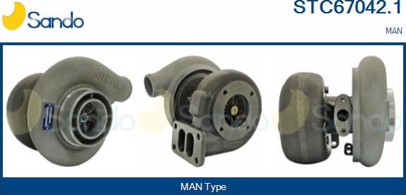 Sando STC67042.1 - Turbocompressore, Sovralimentazione www.autoricambi360.it