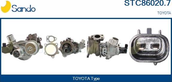 Sando STC86020.7 - Turbocompressore, Sovralimentazione www.autoricambi360.it
