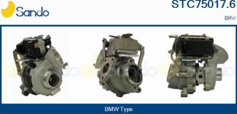 Sando STC75017.6 - Turbocompressore, Sovralimentazione www.autoricambi360.it
