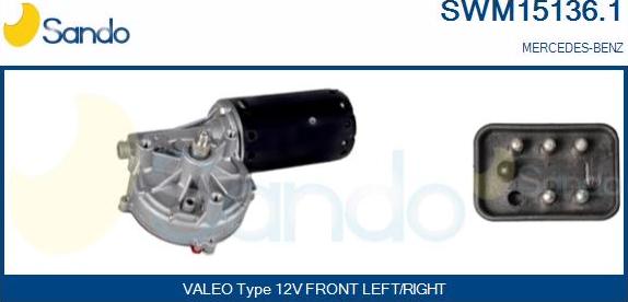 Sando SWM15136.1 - Motore tergicristallo www.autoricambi360.it