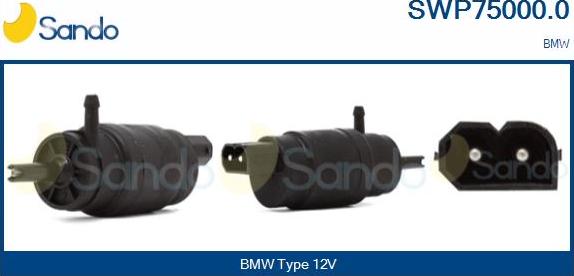 Sando SWP75000.0 - Pompa acqua lavaggio, Pulizia cristalli www.autoricambi360.it