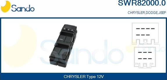 Sando SWR82000.0 - Interruttore, Alzacristallo www.autoricambi360.it