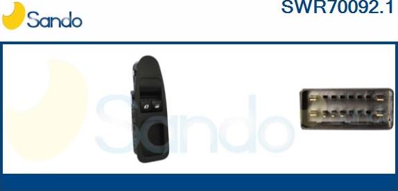 Sando SWR70092.1 - Interruttore, Alzacristallo www.autoricambi360.it