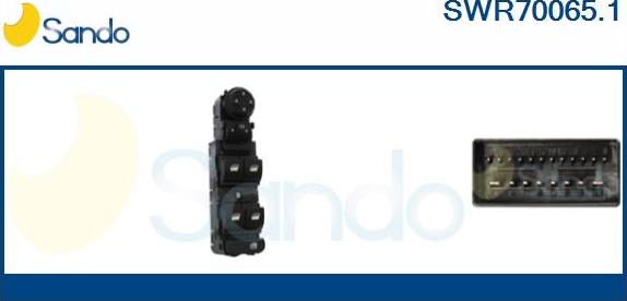 Sando SWR70065.1 - Interruttore, Alzacristallo www.autoricambi360.it