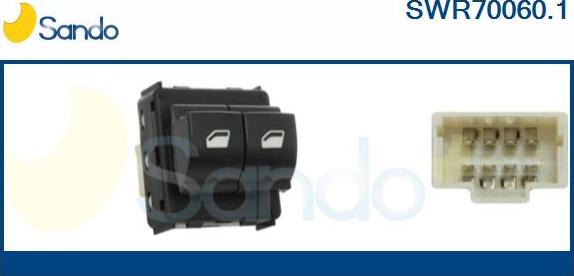 Sando SWR70060.1 - Interruttore, Alzacristallo www.autoricambi360.it