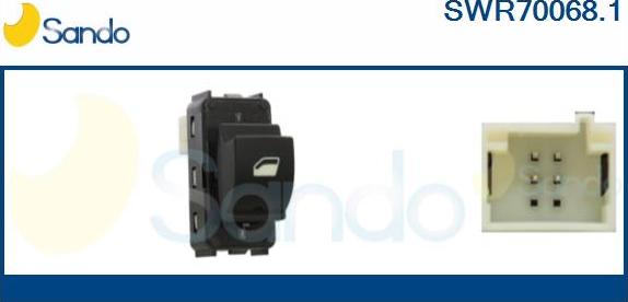 Sando SWR70068.1 - Interruttore, Alzacristallo www.autoricambi360.it