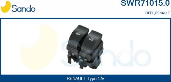 Sando SWR71015.0 - Interruttore, Alzacristallo www.autoricambi360.it