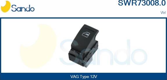 Sando SWR73008.0 - Interruttore, Alzacristallo www.autoricambi360.it