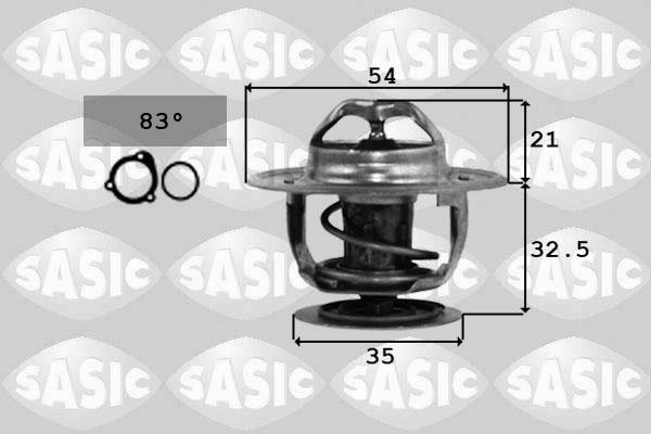Sasic 9000066 - Termostato, Refrigerante www.autoricambi360.it