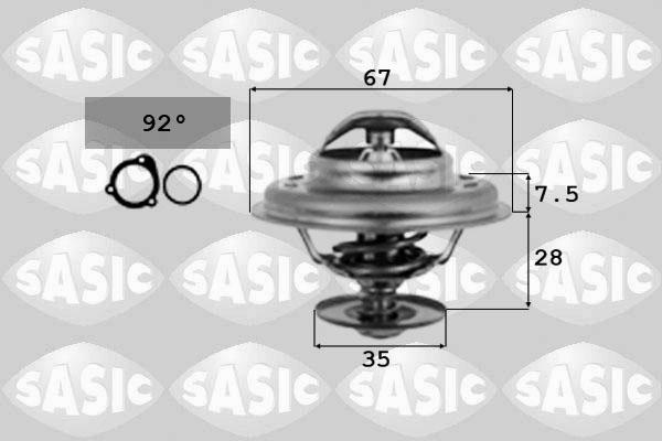 Sasic 9000016 - Termostato, Refrigerante www.autoricambi360.it