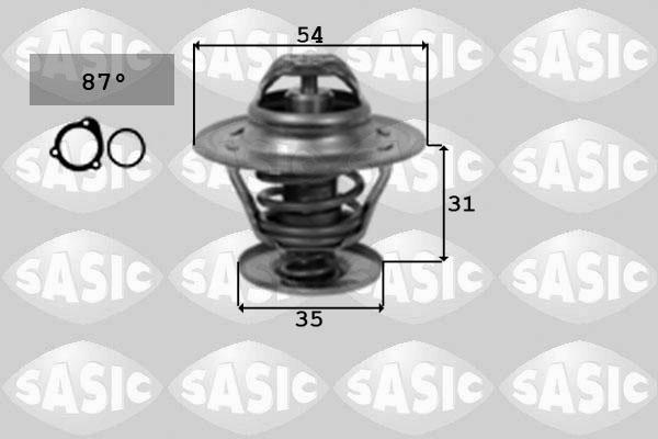 Sasic 9000161 - Termostato, Refrigerante www.autoricambi360.it