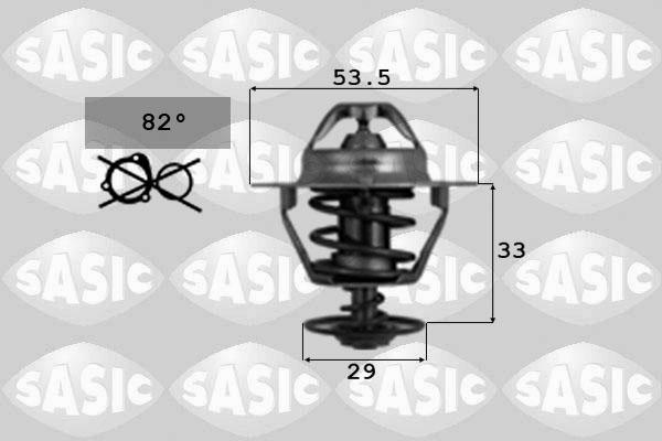 Sasic 9000107 - Termostato, Refrigerante www.autoricambi360.it
