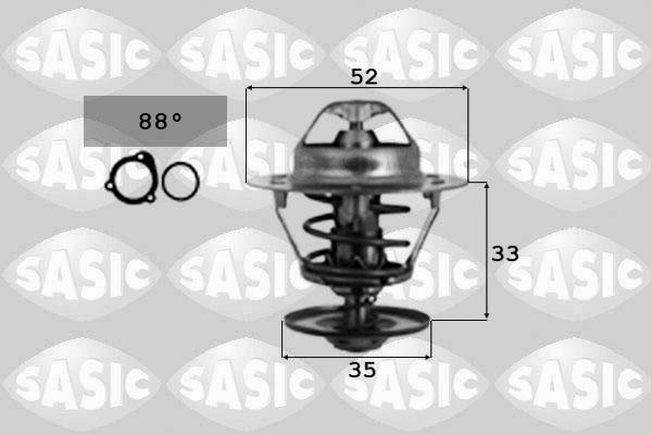 Sasic 9000347 - Termostato, Refrigerante www.autoricambi360.it