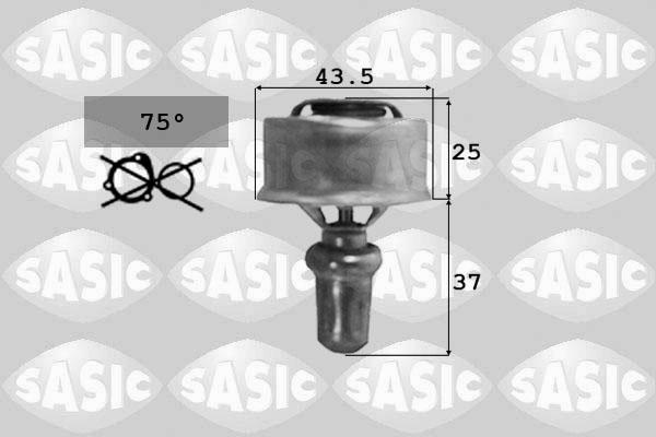 Sasic 9000319 - Termostato, Refrigerante www.autoricambi360.it