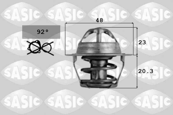 Sasic 9000389 - Termostato, Refrigerante www.autoricambi360.it