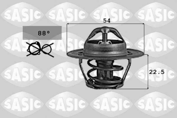 Sasic 9000742 - Termostato, Refrigerante www.autoricambi360.it