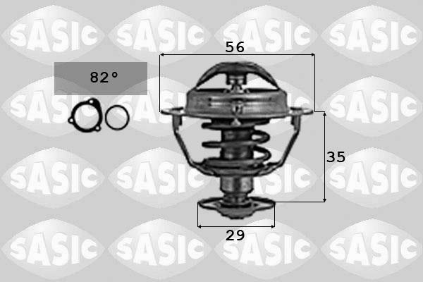 Sasic 9000737 - Termostato, Refrigerante www.autoricambi360.it