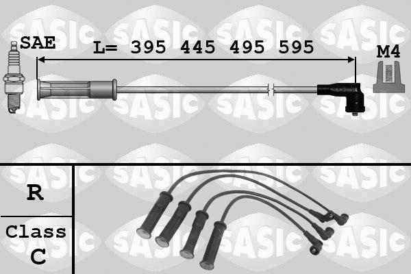 Sasic 9284004 - Kit cavi accensione www.autoricambi360.it