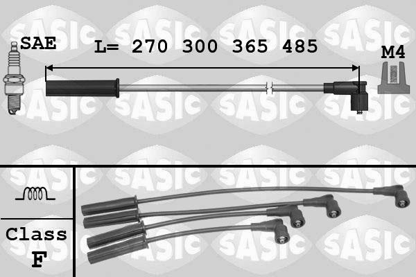 Sasic 9284005 - Kit cavi accensione www.autoricambi360.it