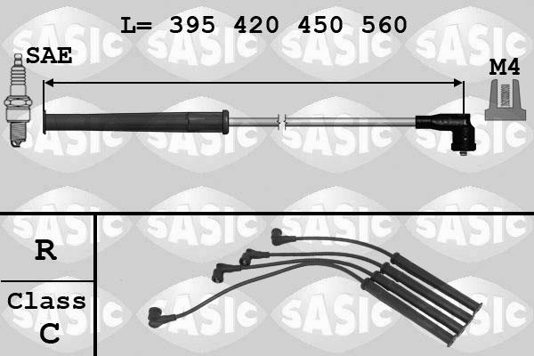 Sasic 9284011 - Kit cavi accensione www.autoricambi360.it