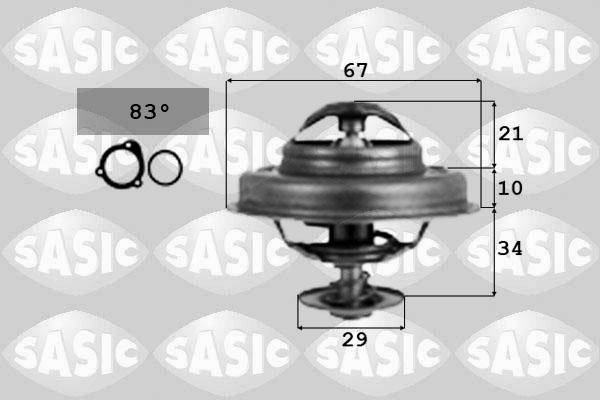 Sasic 4000368 - Termostato, Refrigerante www.autoricambi360.it