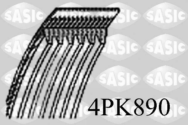 Sasic 4PK890 - Cinghia Poly-V www.autoricambi360.it