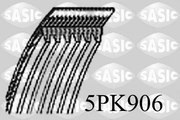 Sasic 5PK906 - Cinghia Poly-V www.autoricambi360.it