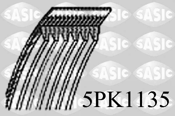 Sasic 5PK1135 - Cinghia Poly-V www.autoricambi360.it