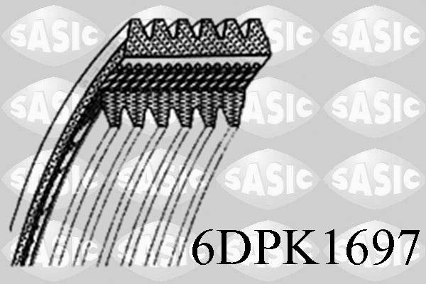 Sasic 6DPK1697 - Cinghia Poly-V www.autoricambi360.it