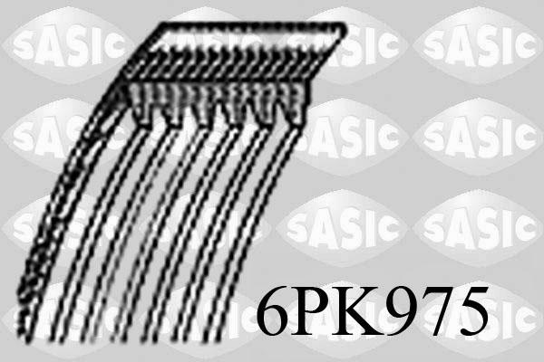 Sasic 6PK975 - Cinghia Poly-V www.autoricambi360.it