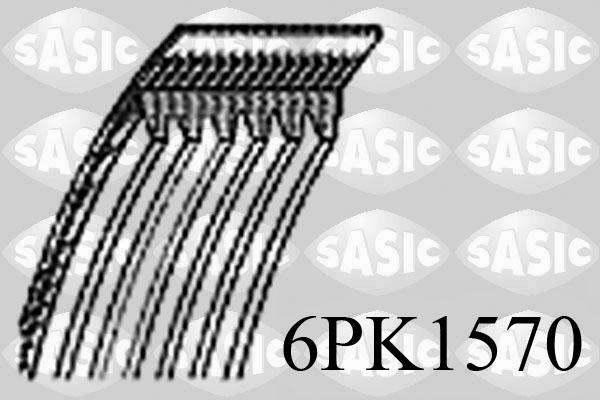Sasic 6PK1570 - Cinghia Poly-V www.autoricambi360.it