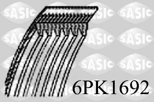 Sasic 6PK1692 - Cinghia Poly-V www.autoricambi360.it