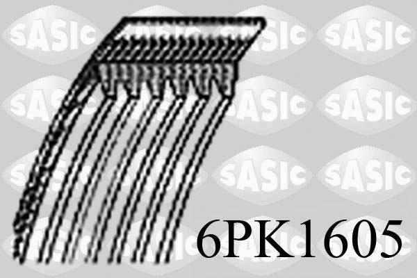 Sasic 6PK1605 - Cinghia Poly-V www.autoricambi360.it