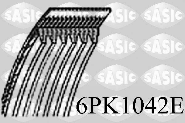 Sasic 6PK1042E - Cinghia Poly-V www.autoricambi360.it