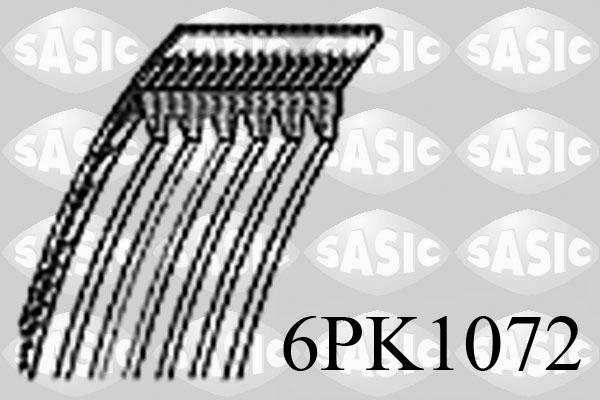 Sasic 6PK1072 - Cinghia Poly-V www.autoricambi360.it