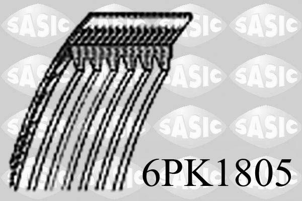 Sasic 6PK1805 - Cinghia Poly-V www.autoricambi360.it