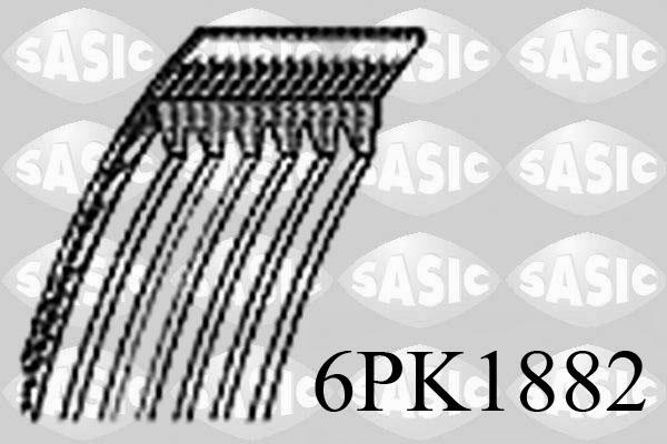 Sasic 6PK1882 - Cinghia Poly-V www.autoricambi360.it