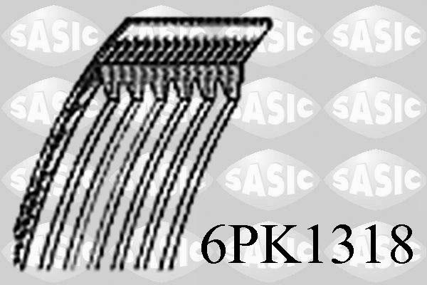 Sasic 6PK1318 - Cinghia Poly-V www.autoricambi360.it